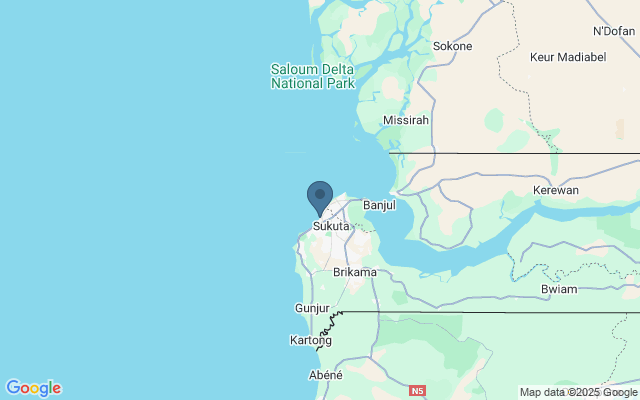 Kaart met locatie Adventure Tour